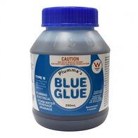 SOLVENT CEMENT TYPE N 250ml PLUMMAS BLUE, PVC