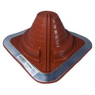 FLASHING, No3, 5-127mm PIPE OD 221 x 221mm BASE, GREY COMBO