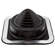 FLASHING #3, 5-127mm PIPE 221 x 221mm BASE, BLACK PREM