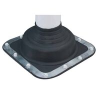 FLASHING #3, 5-127mm PIPE 221 x 221mm BASE, GREY PREM