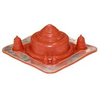 FLASHING #1, SOLAR 5-55mm PIPE 139 x 139mm BASE, RED PREM