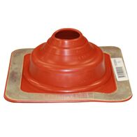 FLASHING #2A, 50-70mm PIPE 178 x 178mm BASE, RED PREM