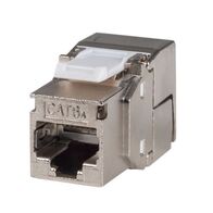 JACK, CAT6A KEYSTONE 8P8C EA10G, SHIELDED TOOLESS IDC