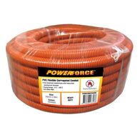 CONDUIT, FLEX, 25mm x 50m ORG PVC HD