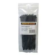 CABLE TIE, NYLON - BLACK UV 200mm x 2.8mm [100] PACK