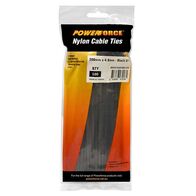 CABLE TIE, NYLON - BLACK UV 200mm x 4.8mm [100] PACK
