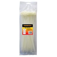 CABLE TIE, NYLON - NATURAL 380mm x 7.6mm [100] PACK