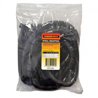 SPIRAL WRAPPING BLK 15mm x 5m ROLL 15-50mm WRAPPING RANGE