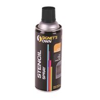 STENCIL SPRAY 350gm AERO BLACK SIGNET