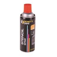 STENCIL SPRAY 350gm AERO. RED SIGNET