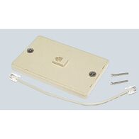 WALLPLATE SOCKET RJ12 6P4C WHITE