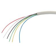 CABLE, FLAT MODULAR, BLACK 6-CORE, 100m