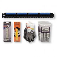 24 PORT PANEL WITH STRIPPER TOOL, GLOVES, MARKERS (2)
