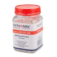 RJ MODULAR PLUG, 6P6C, SOLID AND STRANDED [200] JAR