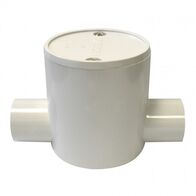 JUNCTION BOX PVC 25mm, 2 WAY DEEP GREY (10)