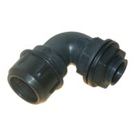 FITTING, STRAIGHT, NYLON, 90DEG 16mm (25)