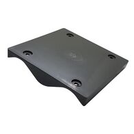 CORRUGATED MOUNTING BLOCK DARK GREY, 122mm X 122mm