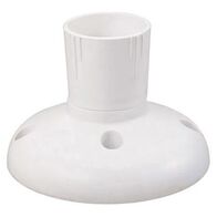 BATTEN LAMP HOLDER, WHITE LARGE BASE (8)