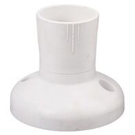 BATTEN LAMP HOLDER, WHITE SMALL BASE (10)