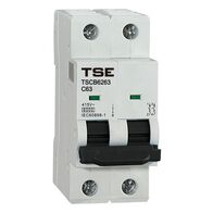 CIRCUIT BREAKER, MINIATURE,MCB 2 POLE 6kA 63A DIN MOUNT (6)