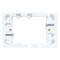 MOUNTING BLOCK,SHALLOW WHITE 18mm (20)