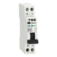RESIDUAL CURRENT BREAKER, RCBO 1 POLE, 4.5KA, 16A, DIN,A TYPE