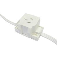PLUG BASE SOCKET, SINGLE SELF TERMINATING, (10)