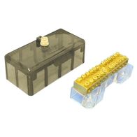 NEUTRAL 6 x 16mm, 12 x 10mm SQUARE TUNNELS, BLACK