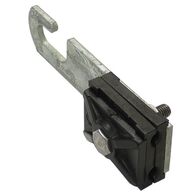 STRAIN CLAMP, BOLTED, OPEN GALV HOOK, SUIT 2x10-35mm2