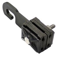 STRAIN CLAMP, BOLTED, OPEN NYLON HOOK, SUIT 4X10-35mm2