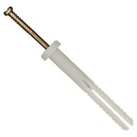 ANCHOR, NAIL-IN ROUND HEAD NYLON YEL ZINC 6.5 x 50mm [12]