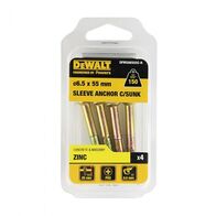 SLEEVE ANCHOR, CSK HEAD Z/P 6.5 x 55mm [4]