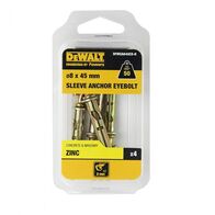 SLEEVE ANCHOR, EYE BOLT Z/P 8mm x 45mm [4]