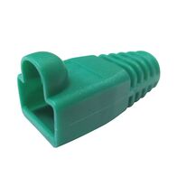 STRAIN RELIEF BOOT, RJ45 GREEN, [20] PACK