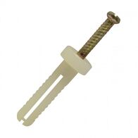 NYLON ANCHOR, ROUND HD 6.5 x 25mm, HOLE 6.5mm [200]