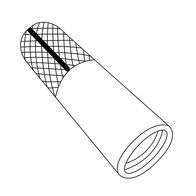 WEDGE ANCHOR, 8 x 30mm,THREAD DPTH 14mm, 10X30mm HOLE [100]