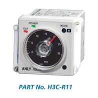 TIMER ANALOGUE 24-240VAC/DC MULTI RANGE 0.2SEC-300HR 11PIN