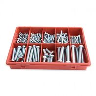 BOLTS, HEXAGONAL, MASTER PACK 145 PCS, ASSORTED