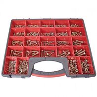 BOLTS, HEX FLANGE, MASTER PACK 420 PCS, ASSORTED