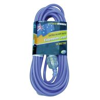 EXTENSION LEAD, 10m 15A EXTRA HEAVY DUTY, BLUE