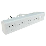 POWERBOARD 4 WAY SURGE OVERLOAD PROTECTED