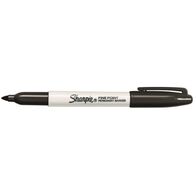 SHARPIE FINE POINT MARKER 1mm TIP, BLACK (12)