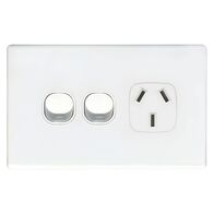 POWER POINT, SINGLE, 10A WITH EXTRA 16A SWITCH