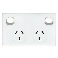 POWER POINT, DOUBLE, 10A DOUBLE POLE, A SERIES