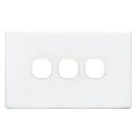 SWITCH PLATE ONLY, NO MECHS 3 GANG WITH COVER