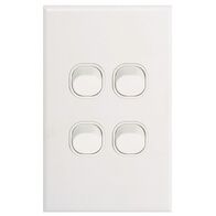 SWITCH, SLIM, VERTICAL, 4 GANG 16A, TWO WAY