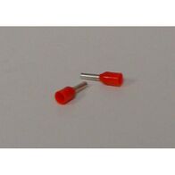 TERMINAL BOOT LACE 1mm2 RED [100]