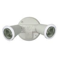 TWIN PVC LAMPHOLDER PACK WHITE