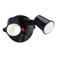 TWIN 10W LED TRICOLOUR Q/ CON BASE 2000 LUMENS BLACK