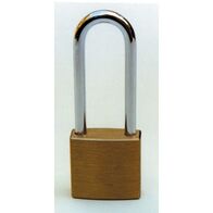 LOCKOUT PADLOCK, BRASS 50mm SHACKLE, HANG PACK